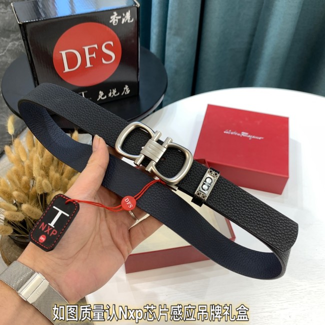 Streetwear Belt Ferragamo 321064 size:3.5cm