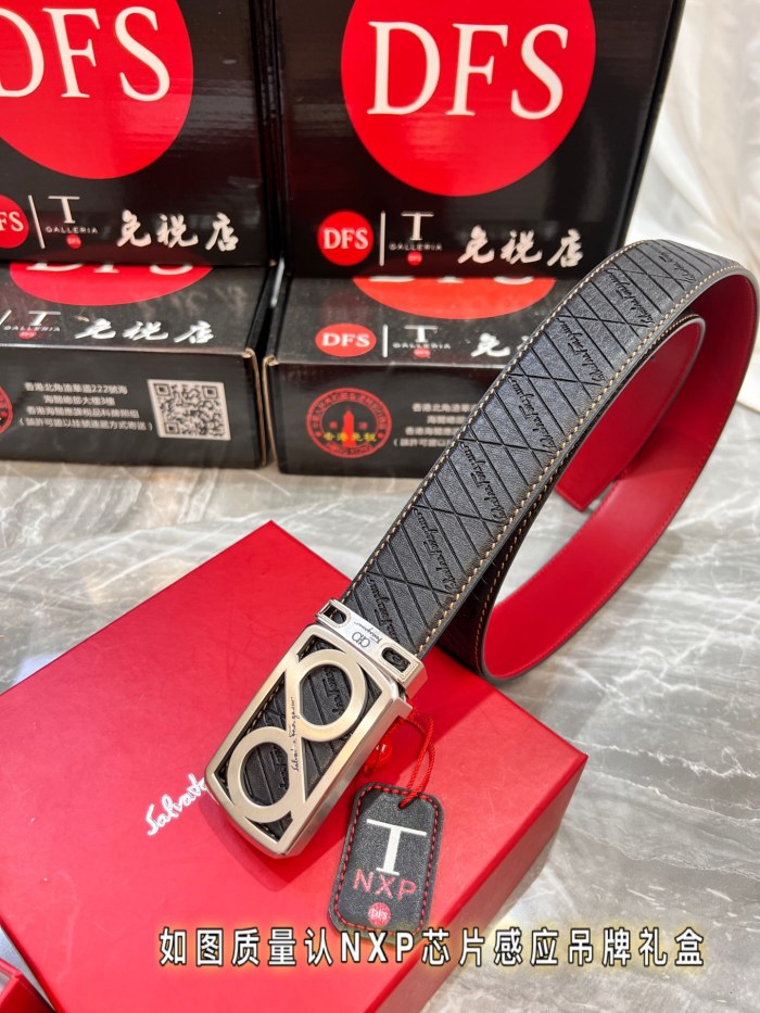 Streetwear Belt Ferragamo 321015 size:3.5cm