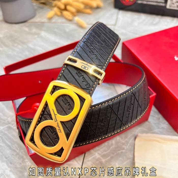 Streetwear Belt Ferragamo 321016 size:3.5cm