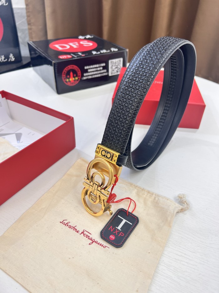 Streetwear Belt Ferragamo 320991 size:3.5cm