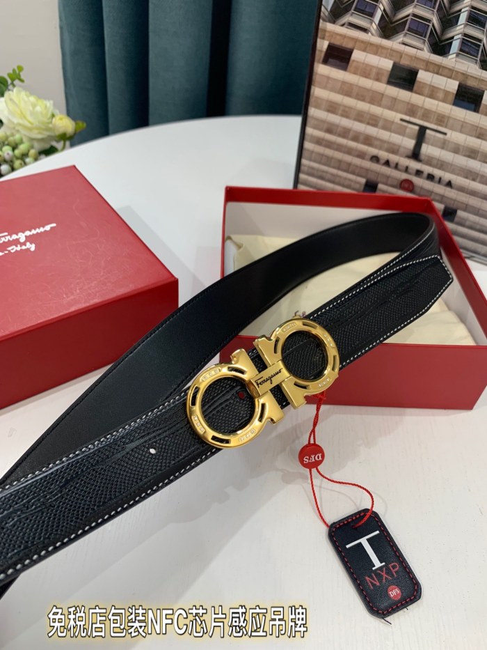 Streetwear Belt Ferragamo 321131 size:3.5cm