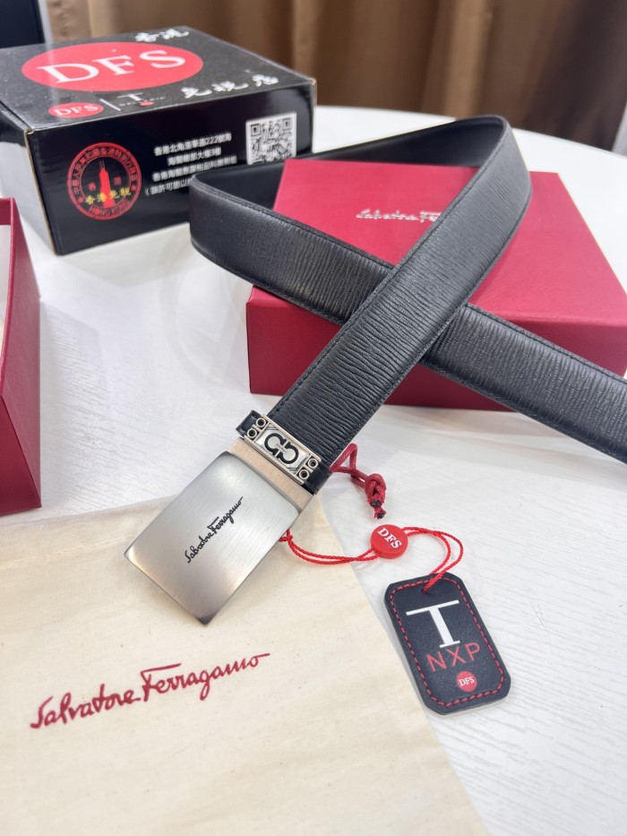 Streetwear Belt Ferragamo 321095 size:3.5cm