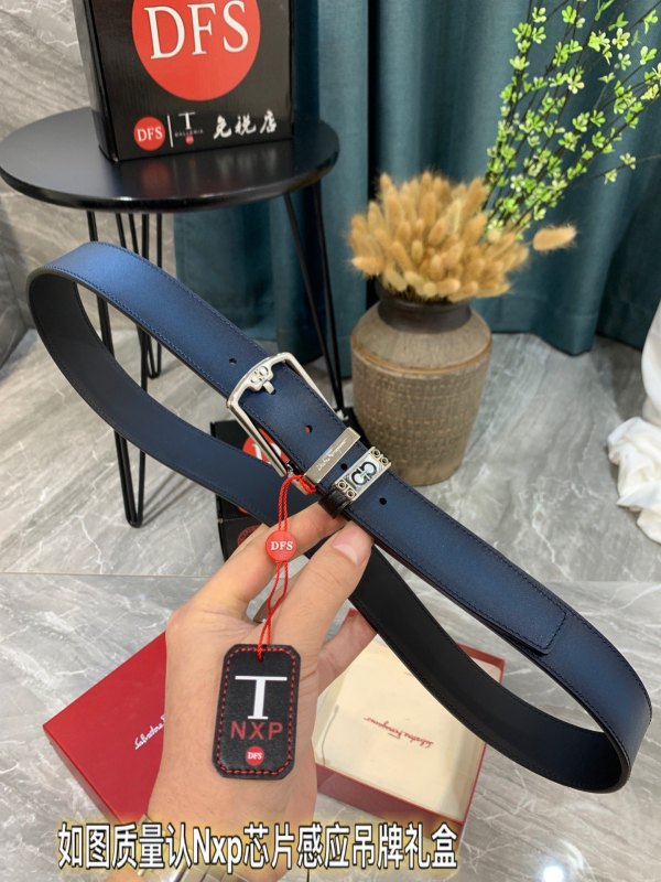 Streetwear Belt Ferragamo 321083 size:3.5cm