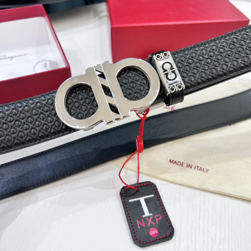 Streetwear Belt Ferragamo 321158 size:3.5cm