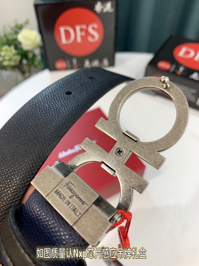 Streetwear Belt Ferragamo 321149 size:3.5cm