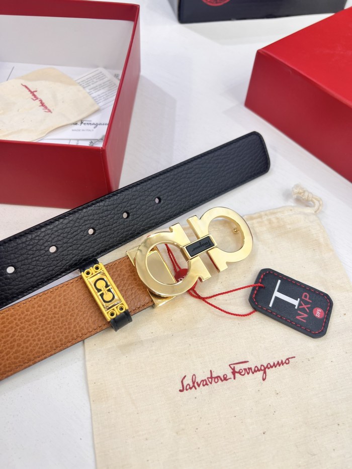 Streetwear Belt Ferragamo 320981 size:3.5cm