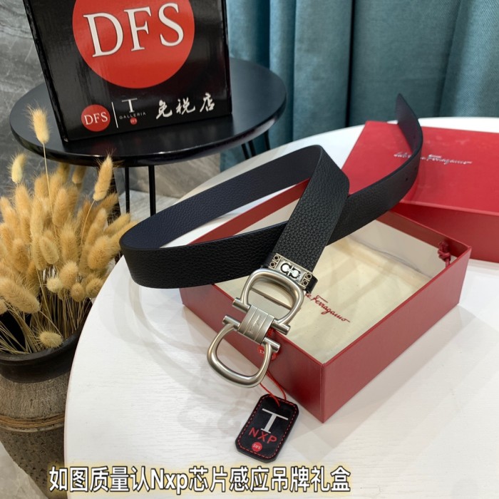 Streetwear Belt Ferragamo 321064 size:3.5cm