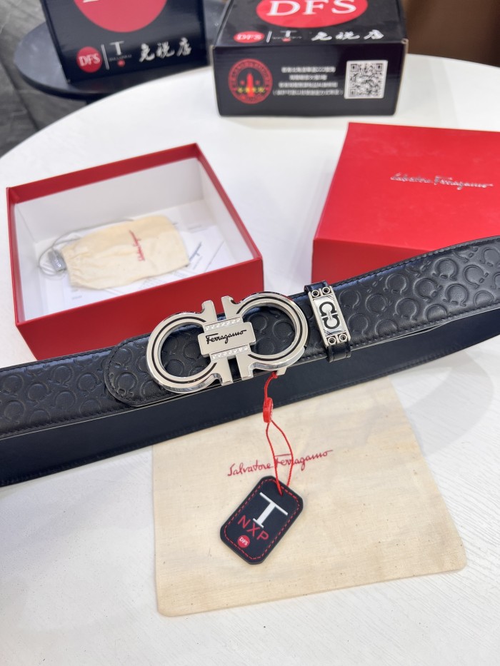 Streetwear Belt Ferragamo 321006 size:3.5cm