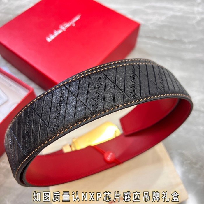 Streetwear Belt Ferragamo 321016 size:3.5cm