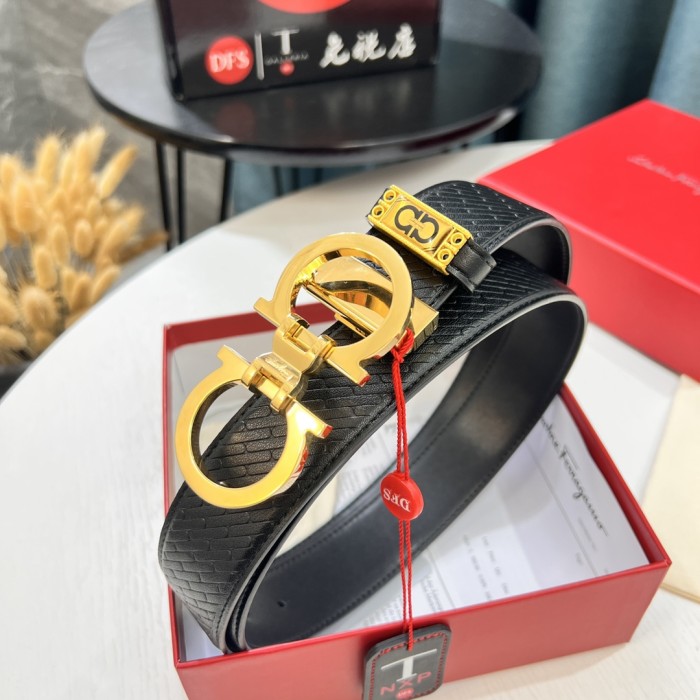 Streetwear Belt Ferragamo 320960 size:3.5cm