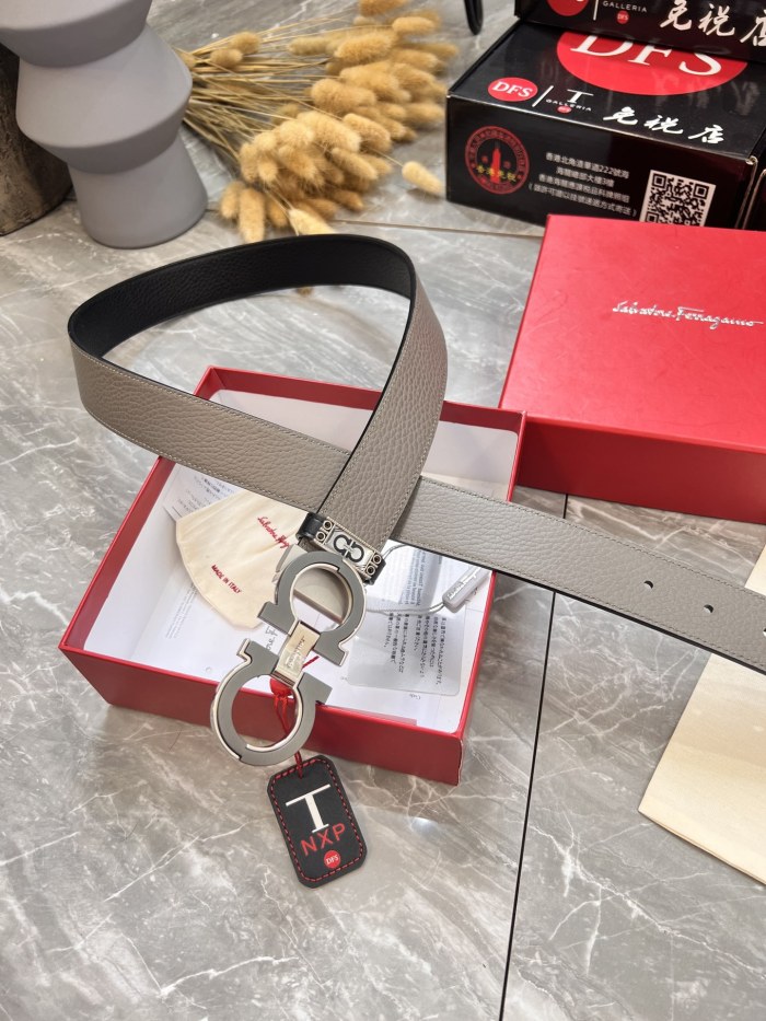 Streetwear Belt Ferragamo 321029 size:3.5cm