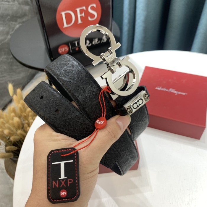 Streetwear Belt Ferragamo 321127 size:3.5cm