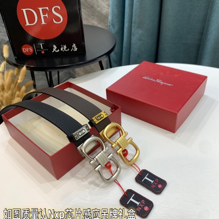 Streetwear Belt Ferragamo 321064 size:3.5cm