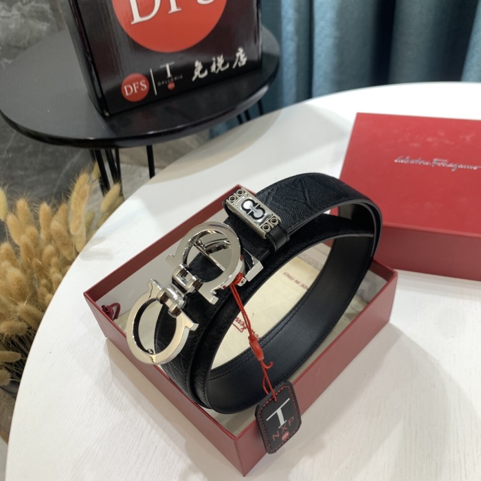 Streetwear Belt Ferragamo 321127 size:3.5cm