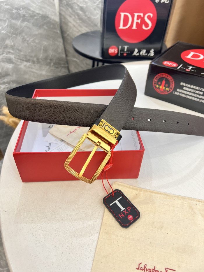 Streetwear Belt Ferragamo 321010 size:3.5cm