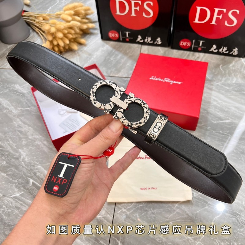 Streetwear Belt Ferragamo 321034 size:3.5cm