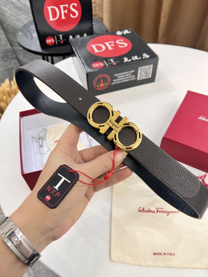 Streetwear Belt Ferragamo 321047 size:3.5cm