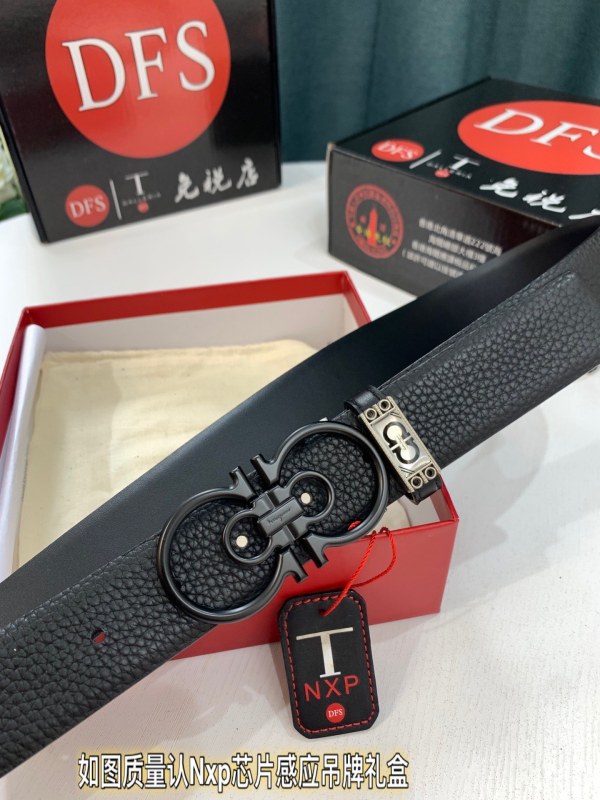 Streetwear Belt Ferragamo 321099 size:3.5cm