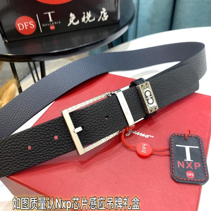 Streetwear Belt Ferragamo 321135 size:3.5cm