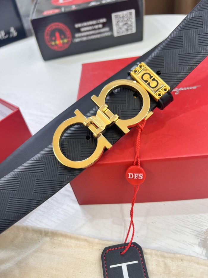 Streetwear Belt Ferragamo 320985 size:3.5cm