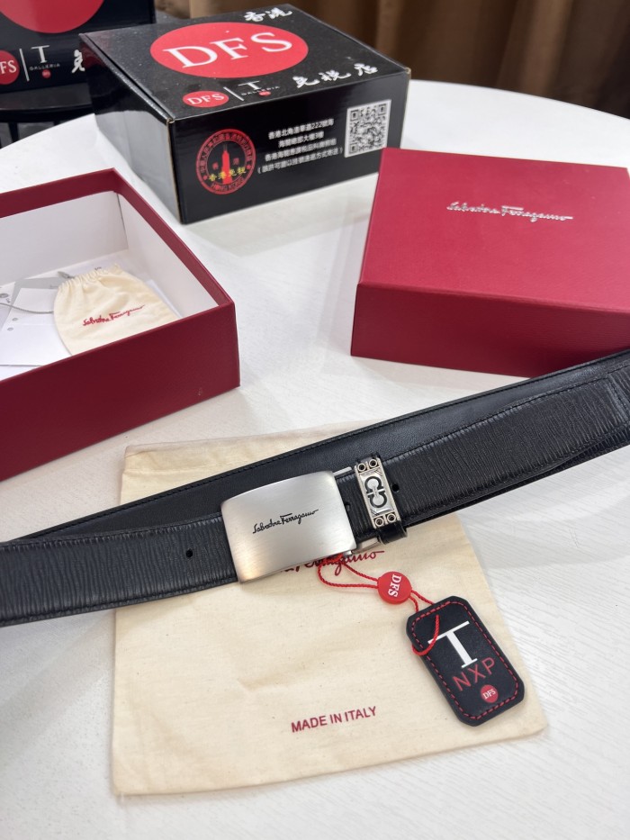 Streetwear Belt Ferragamo 321095 size:3.5cm