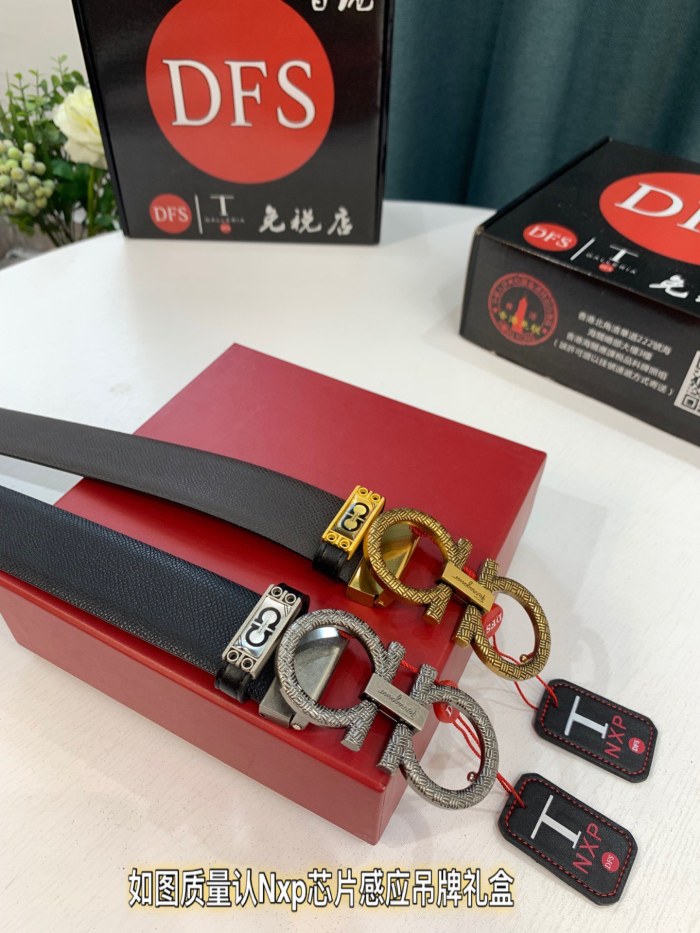 Streetwear Belt Ferragamo 321150 size:3.5cm