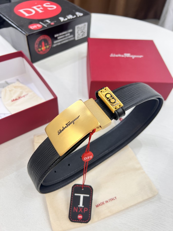 Streetwear Belt Ferragamo 321094 size:3.5cm