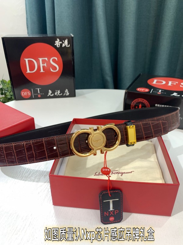 Streetwear Belt Ferragamo 321104 size:3.5cm