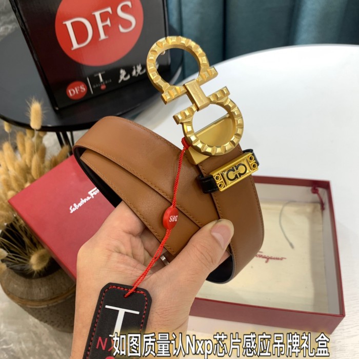 Streetwear Belt Ferragamo 320923 size:3.5cm