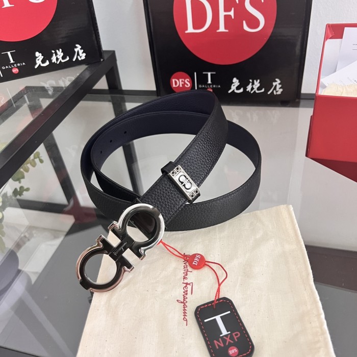 Streetwear Belt Ferragamo 320729 size:3.5cm