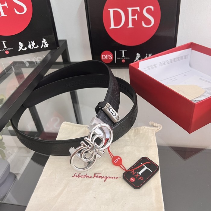 Streetwear Belt Ferragamo 320719 size:3.5cm