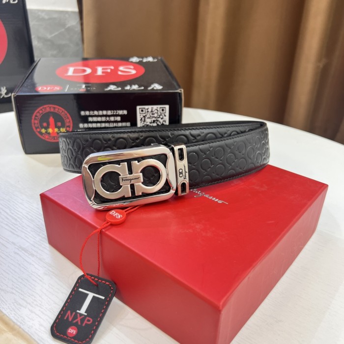 Streetwear Belt Ferragamo 320639 size:3.5cm