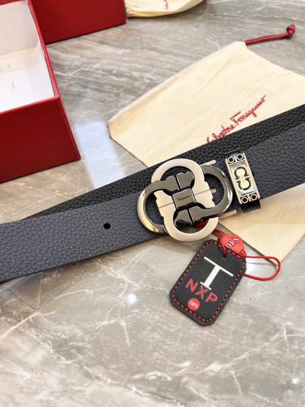 Streetwear Belt Ferragamo 320839 size:3.5cm