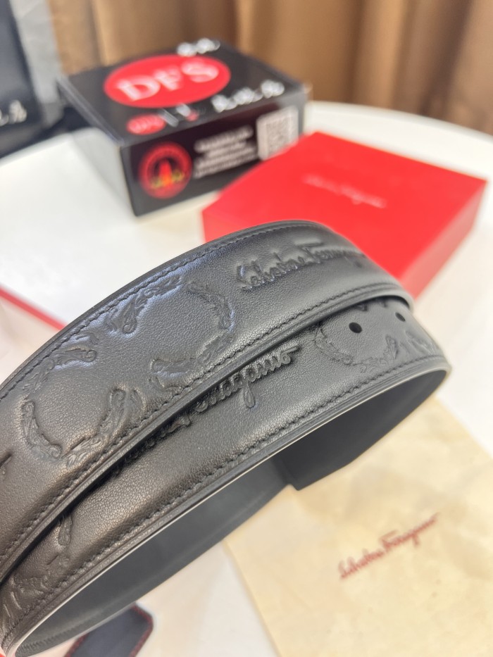 Streetwear Belt Ferragamo 320591 size:3.5cm