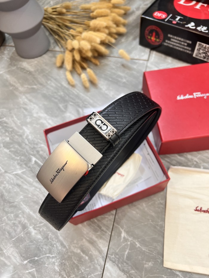 Streetwear Belt Ferragamo 320768 size:3.5cm
