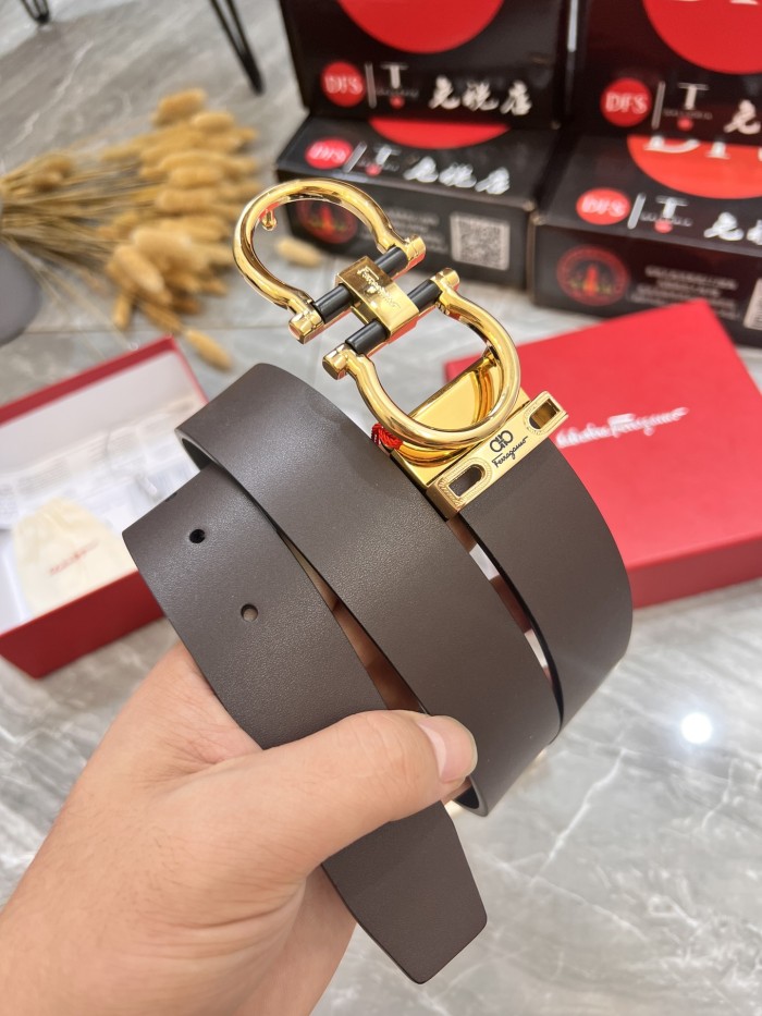 Streetwear Belt Ferragamo 320855 size:3.5cm