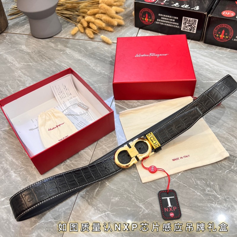 Streetwear Belt Ferragamo 320782 size:3.5cm