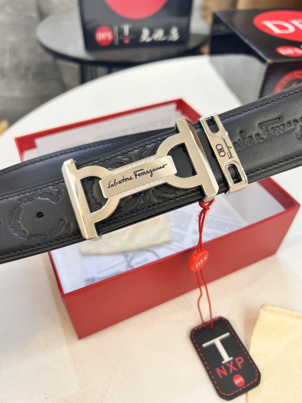 Streetwear Belt Ferragamo 320592 size:3.5cm