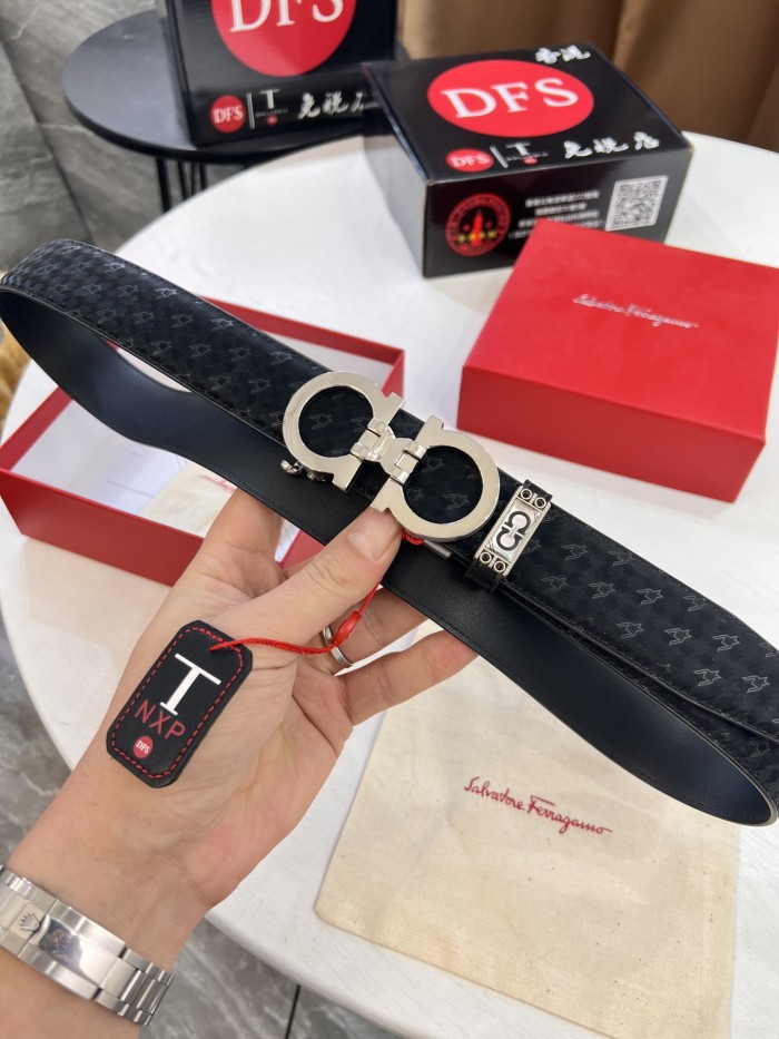 Streetwear Belt Ferragamo 320788 size:3.5cm