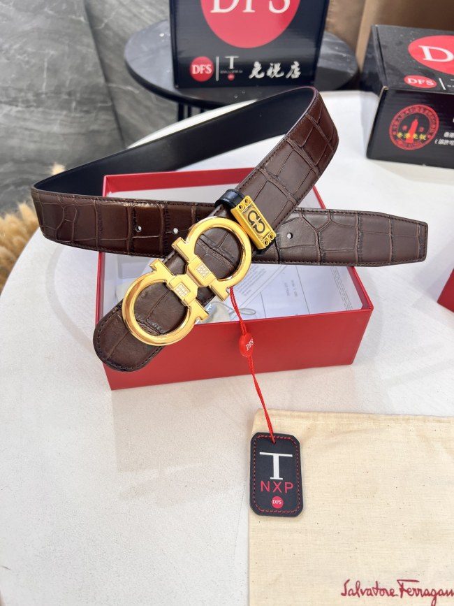 Streetwear Belt Ferragamo 320586 size:3.5cm