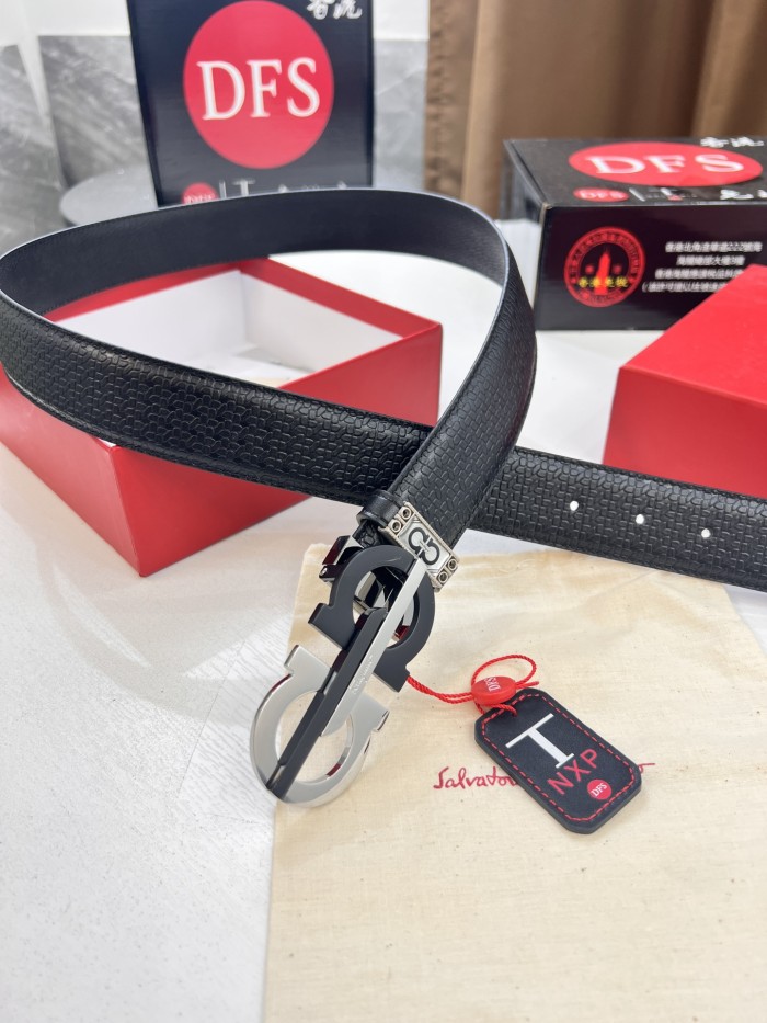 Streetwear Belt Ferragamo 320544 size:3.5cm