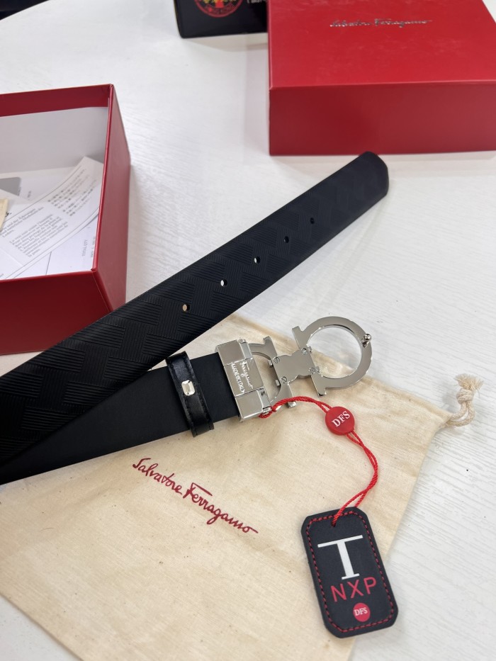 Streetwear Belt Ferragamo 320530 size:3.5cm