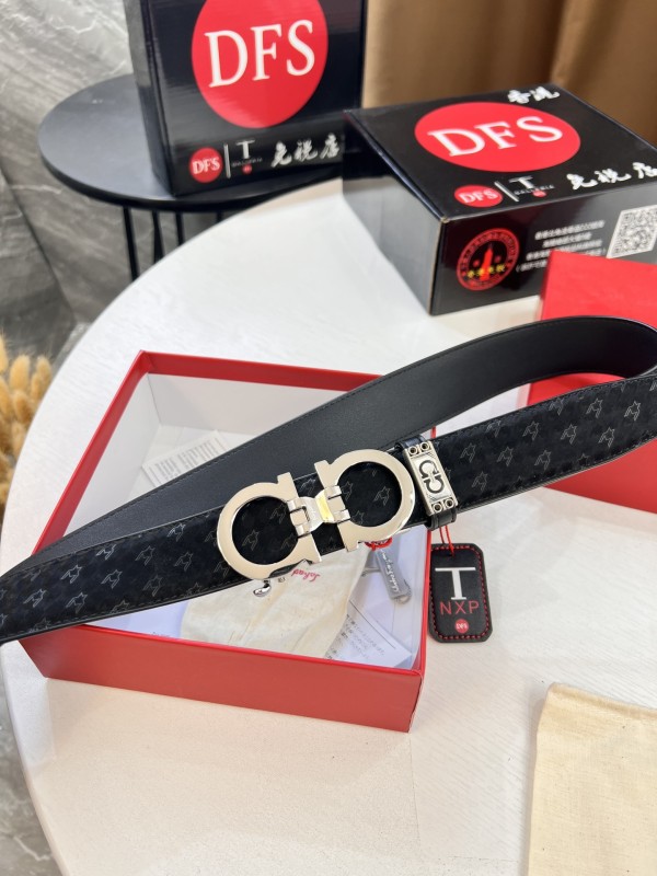 Streetwear Belt Ferragamo 320788 size:3.5cm