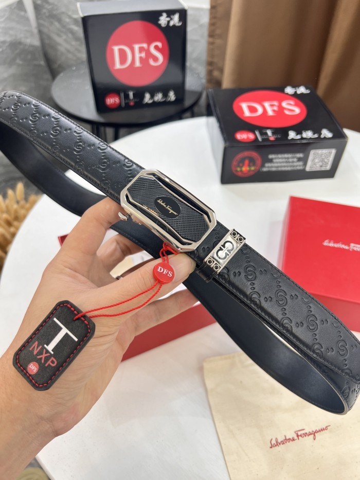 Streetwear Belt Ferragamo 320405 size:3.5cm