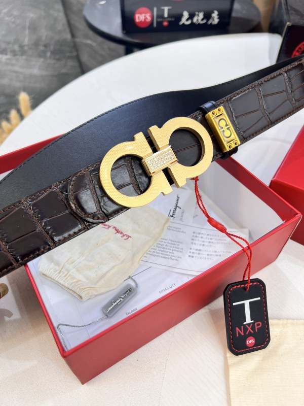 Streetwear Belt Ferragamo 320514 size:3.5cm