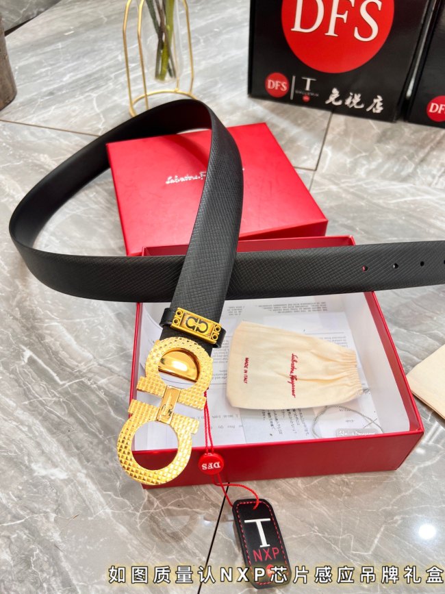 Streetwear Belt Ferragamo 320834 size:3.5cm
