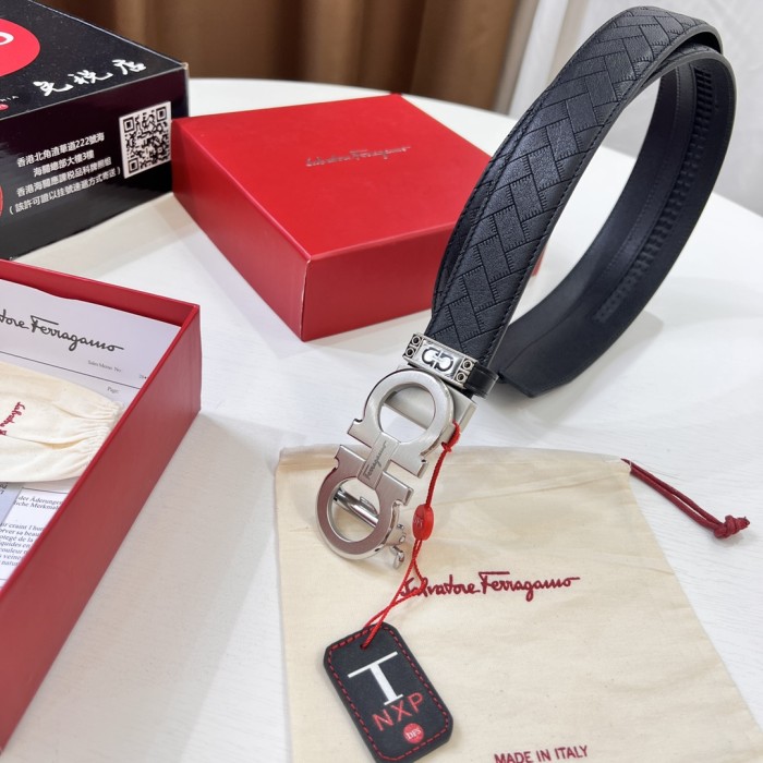 Streetwear Belt Ferragamo 320438 size:3.5cm