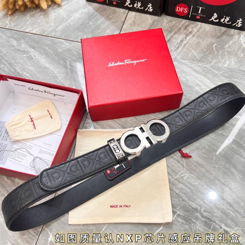 Streetwear Belt Ferragamo 320819 size:3.5cm