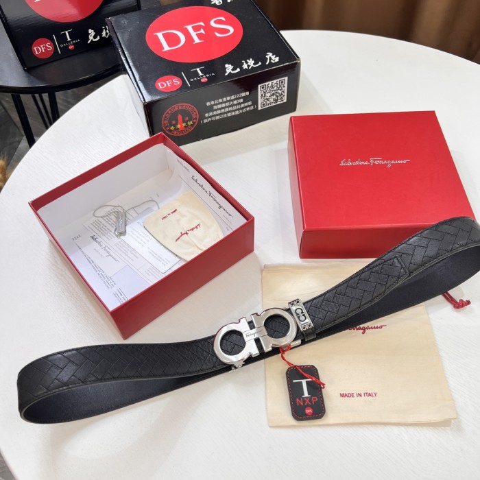 Streetwear Belt Ferragamo 320438 size:3.5cm