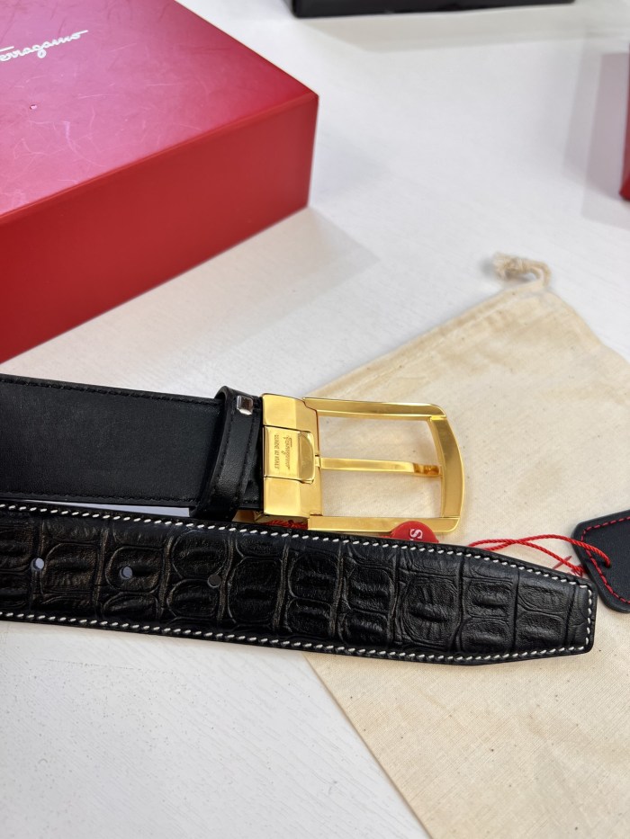 Streetwear Belt Ferragamo 320371 size:3.5cm